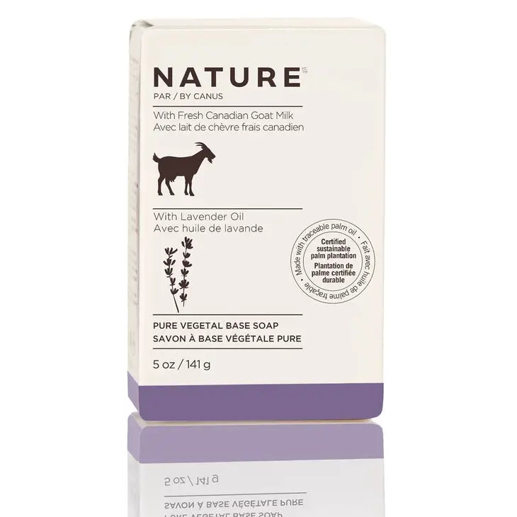 Nature Pure Vegetal Base Soap Bar – Lavender Oil - 5oz