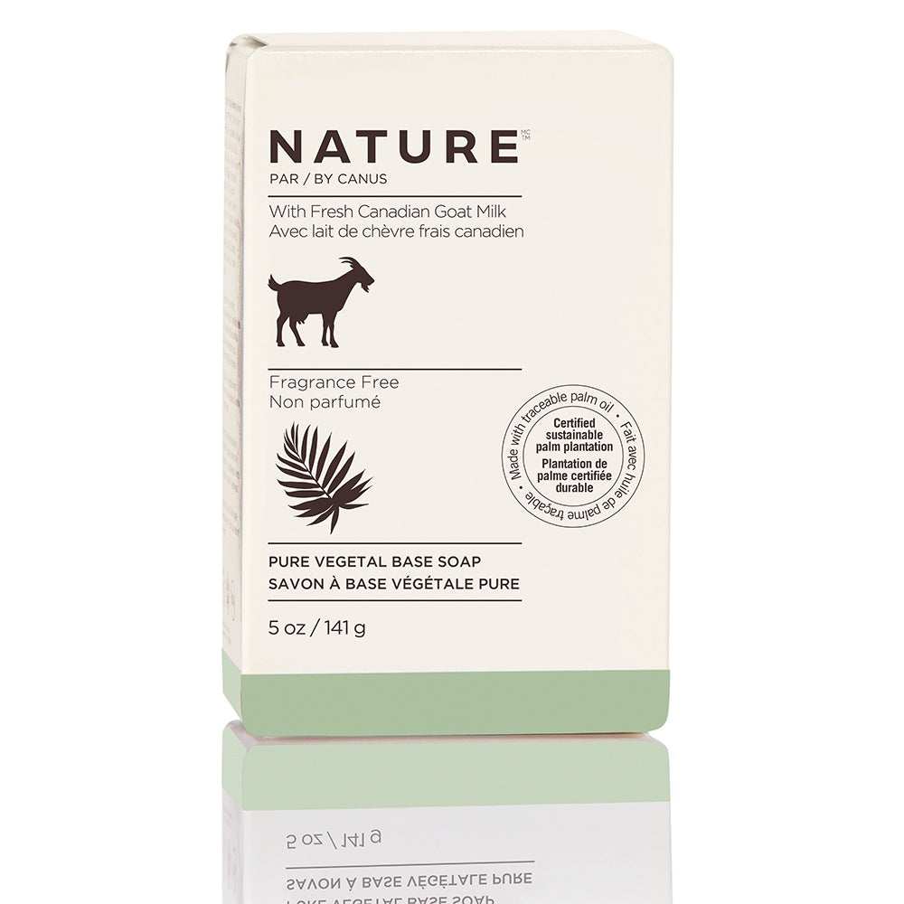 Nature Vegetal Base Goat Milk Soap - Fragrance Free