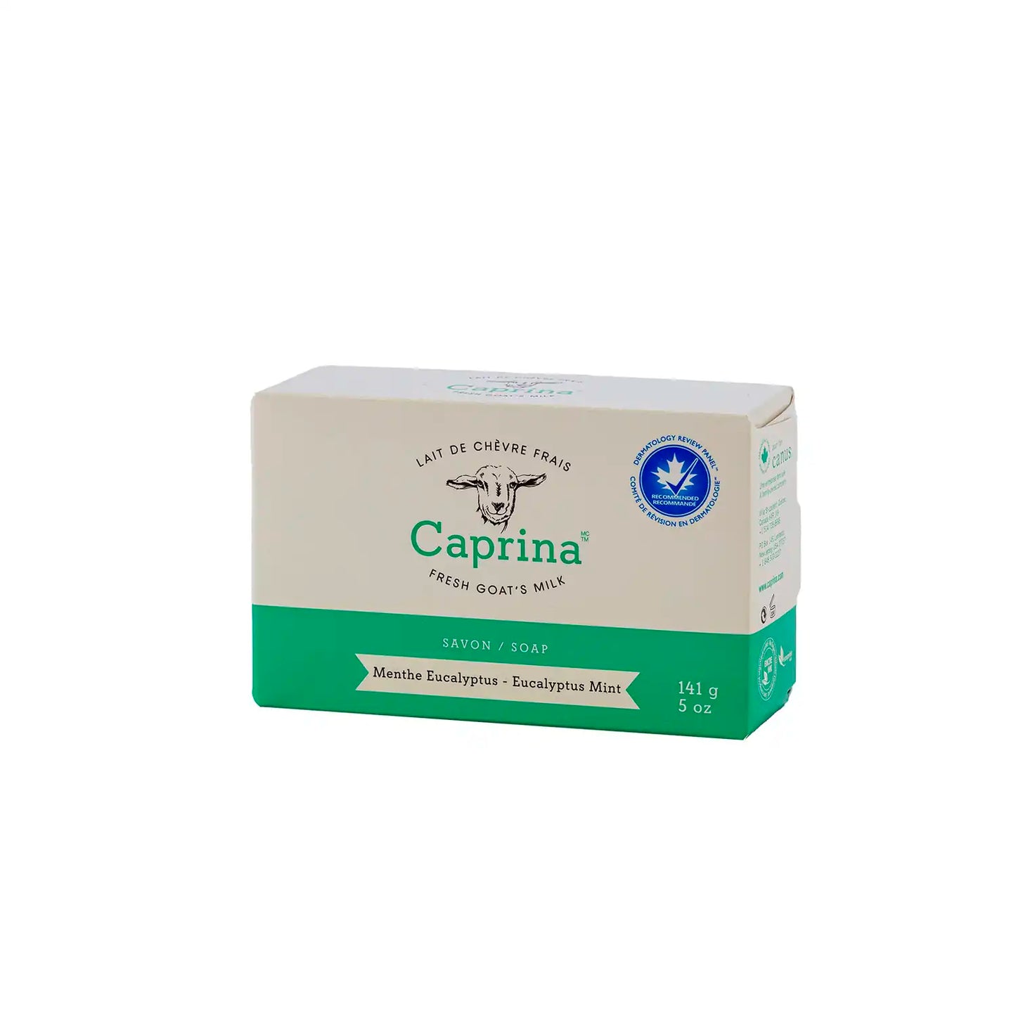 Canus Caprina Bar Soap Eucalyptus Mint 5 oz $8.99